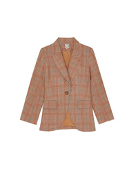 1qty RELIQUAT 120€ 100%  / Blazer Gaelle en laine - Beige Multicolor