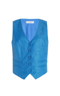 Aventurine Blue / Veston Coleridge en laine - Aventurine Blue
