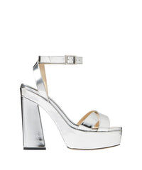 Sandales Gaia 140 en cuir - Silver