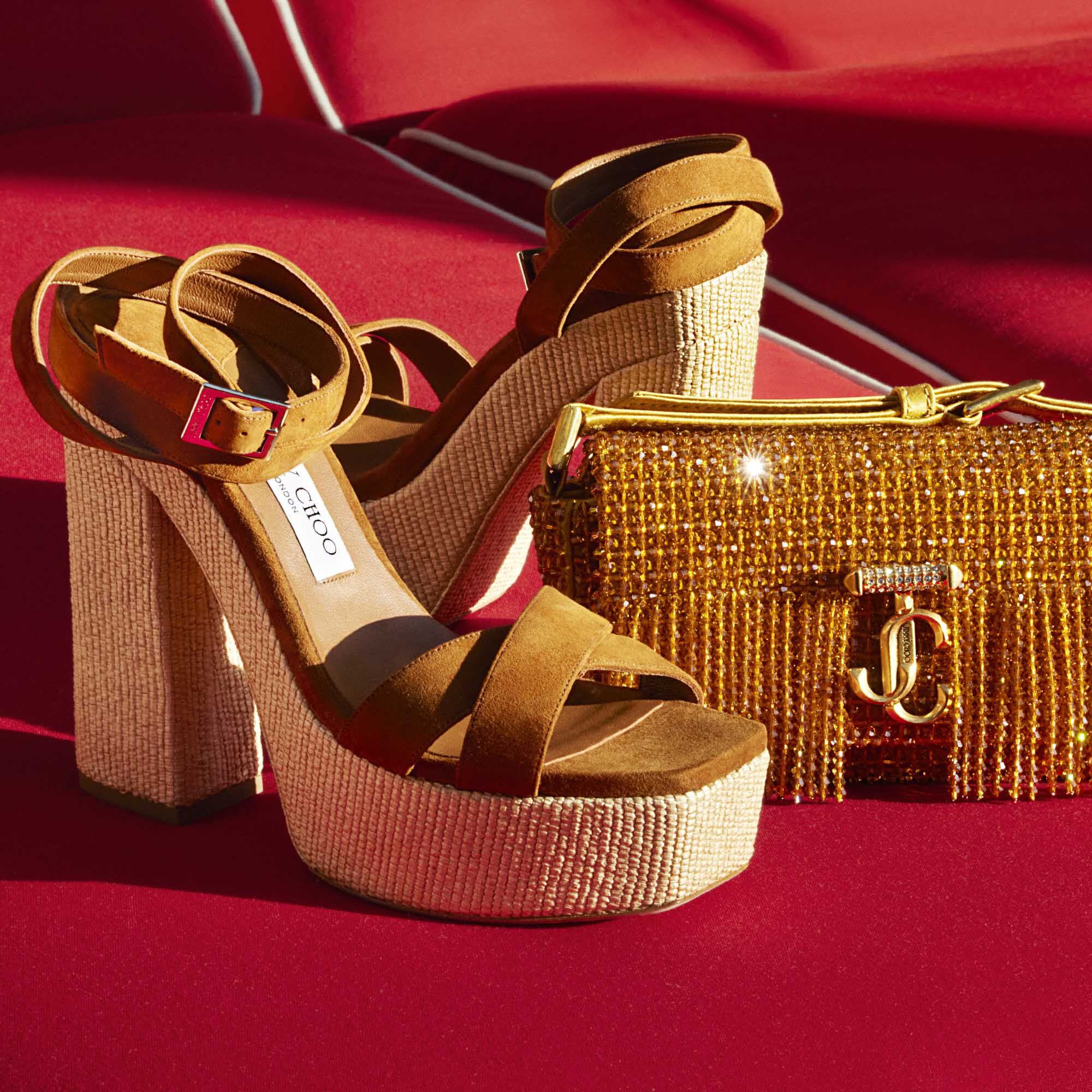 Sandales Gaia 140 en cuir - Tan & Natural