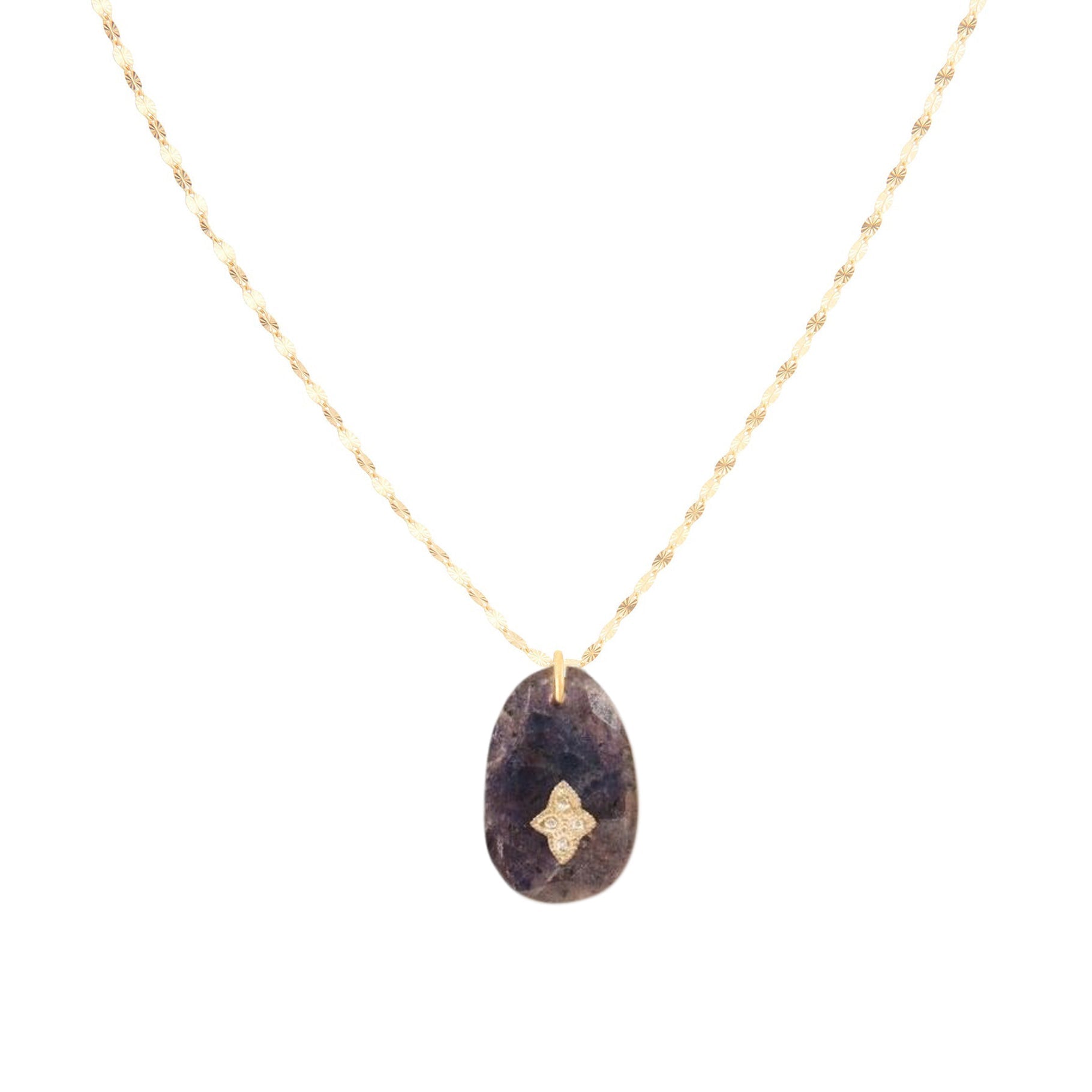 ZDELETE REF A 0 Collier GAIA N°1 Collier IOLITE