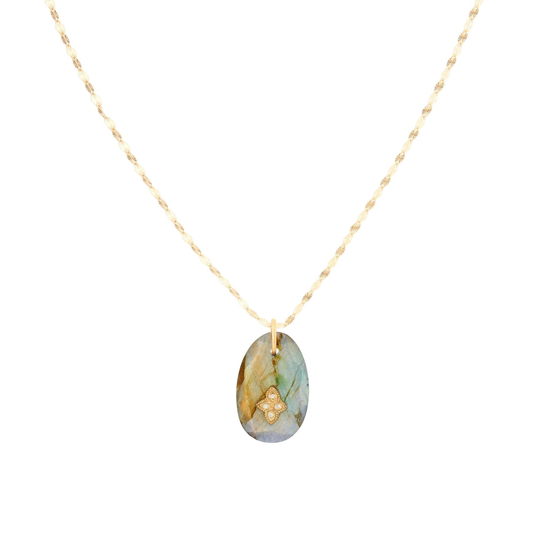 ZDELETE REF A 0 Collier GAIA N°1 Collier LABRADORITE
