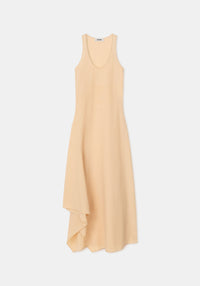 Gale gathered maxi dress - Parchment