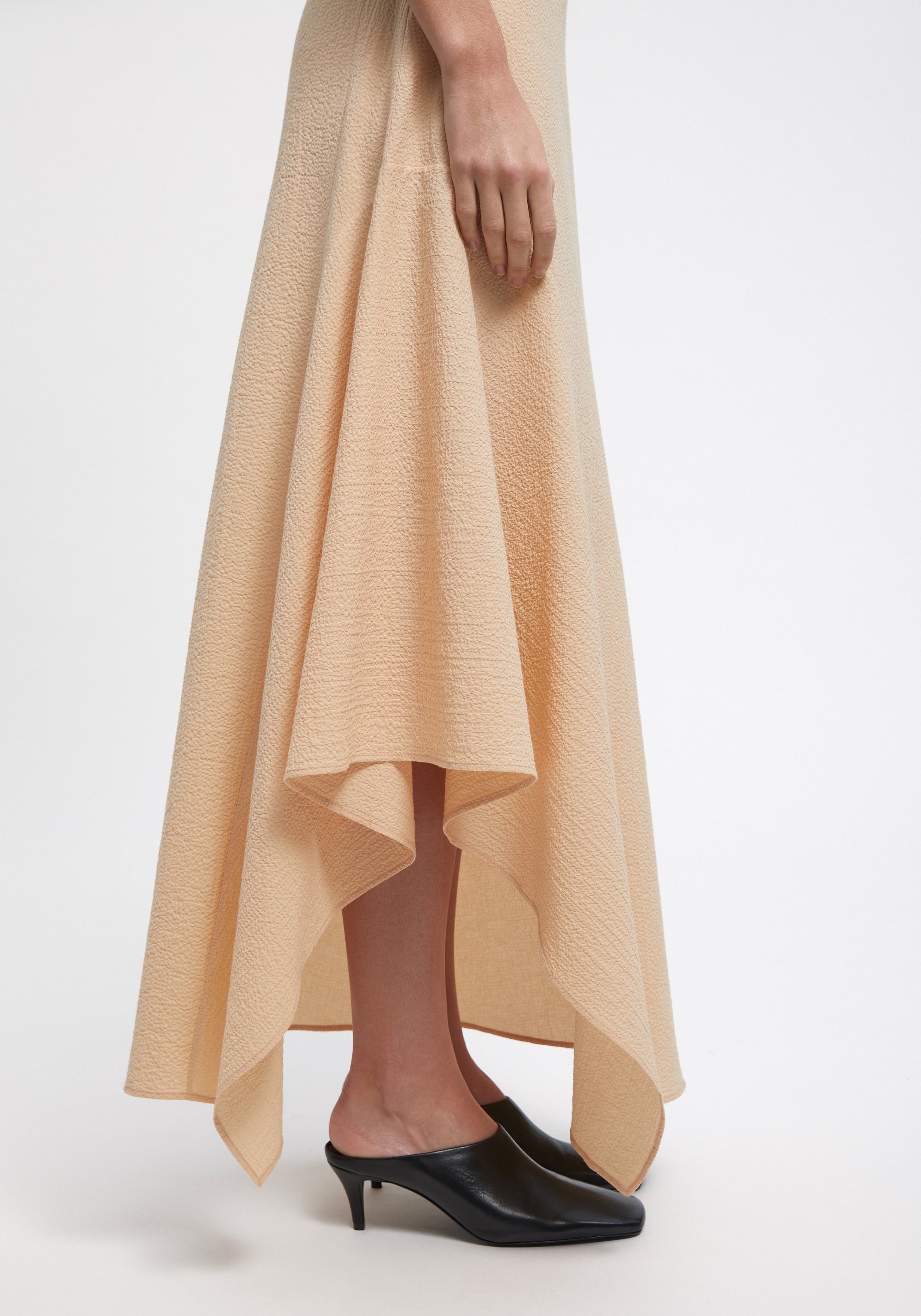 Gale gathered maxi dress - Parchment