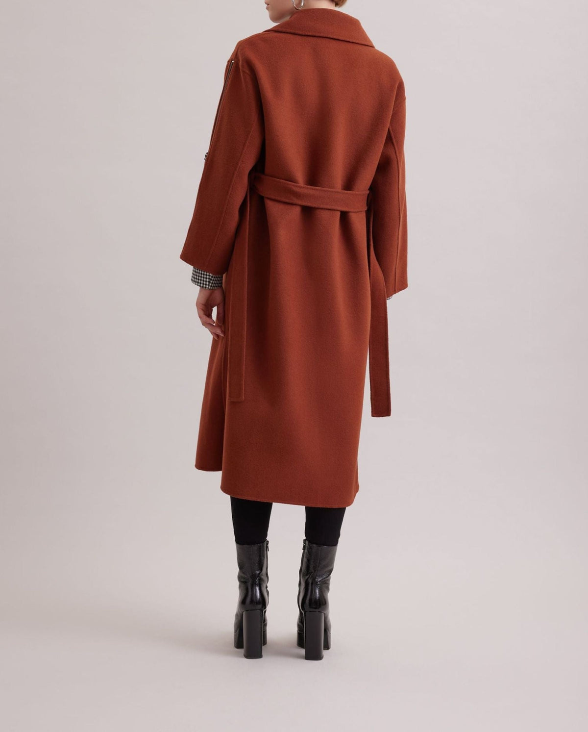 Manteau Gallery en laine - Chocolate