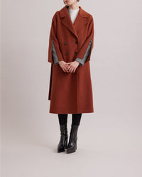 Manteau Gallery en laine - Chocolate