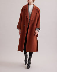 Manteau Gallery en laine - Chocolate