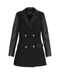 Veste longue Gamme - Noir