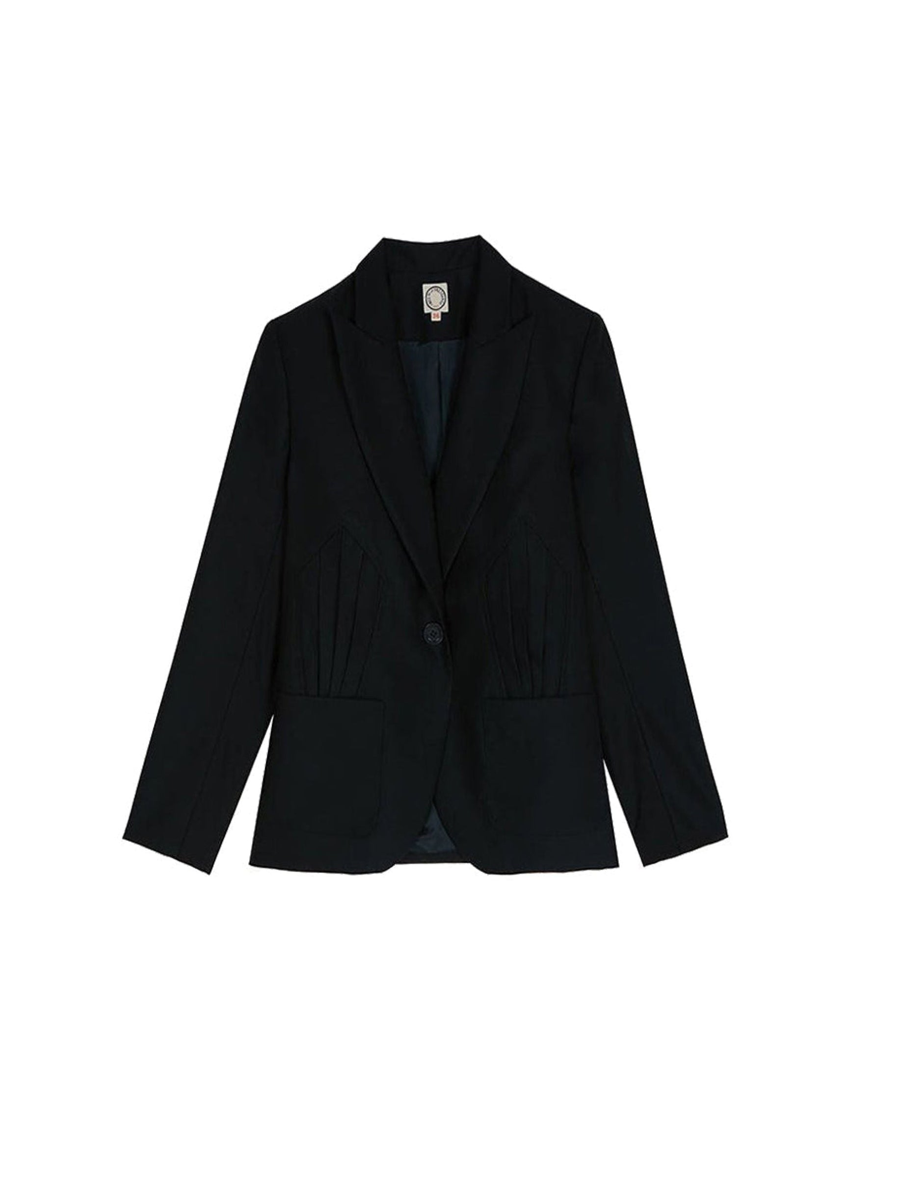 2qty RELIQUAT 125€ 0%  / Blazer Garance ajusté en laine - Blue Navy