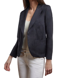 2qty RELIQUAT 125€ 0%  / Blazer Garance ajusté en laine - Blue Navy
