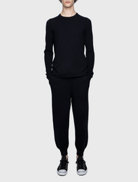 Unisex Gard cashmere jogging trousers - Ink