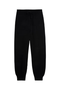 Pantalon de jogging unisexe Gard en cachemire - Noir
