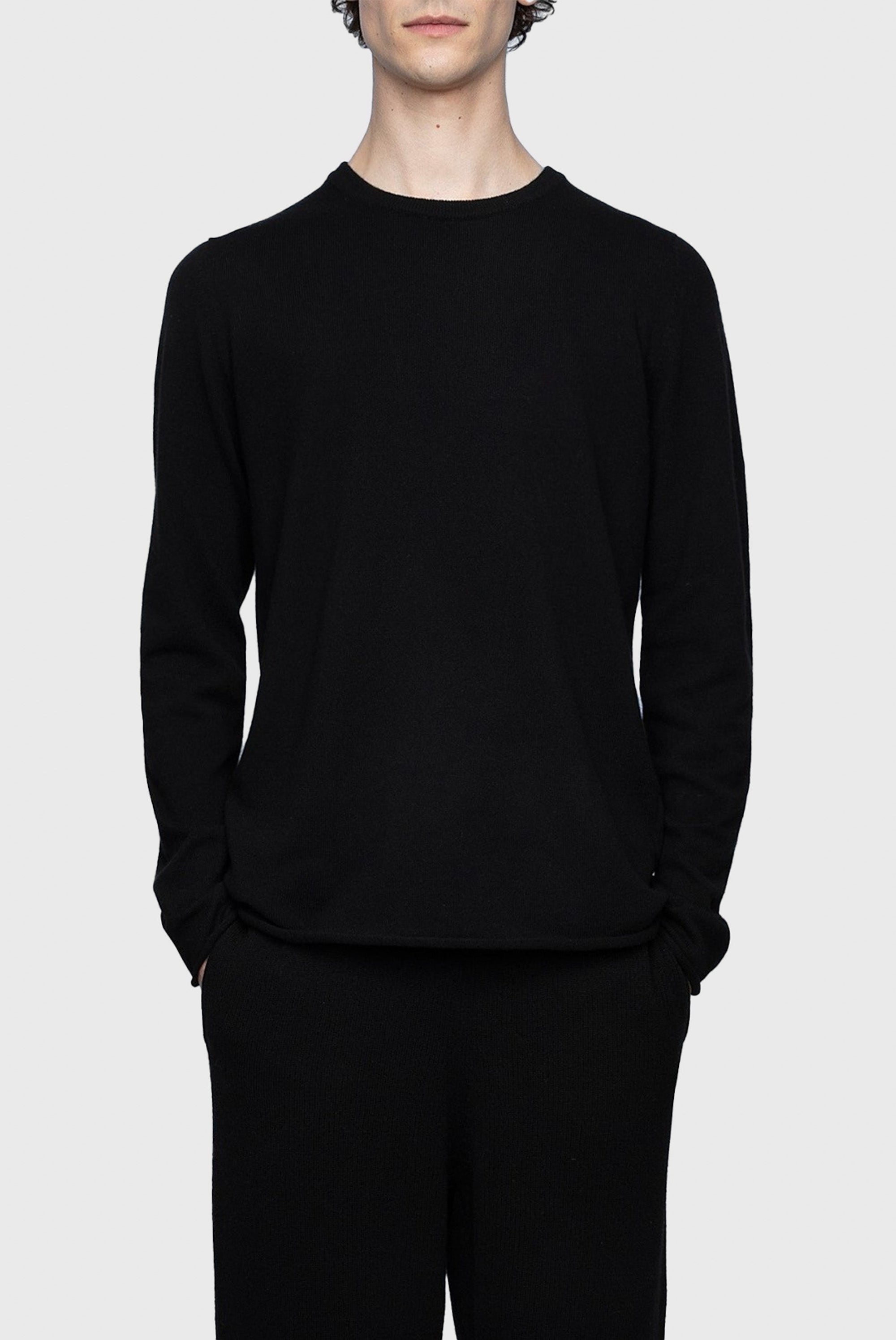 Pantalon de jogging unisexe Gard en cachemire - Noir