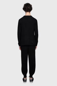 Pantalon de jogging unisexe Gard en cachemire - Noir