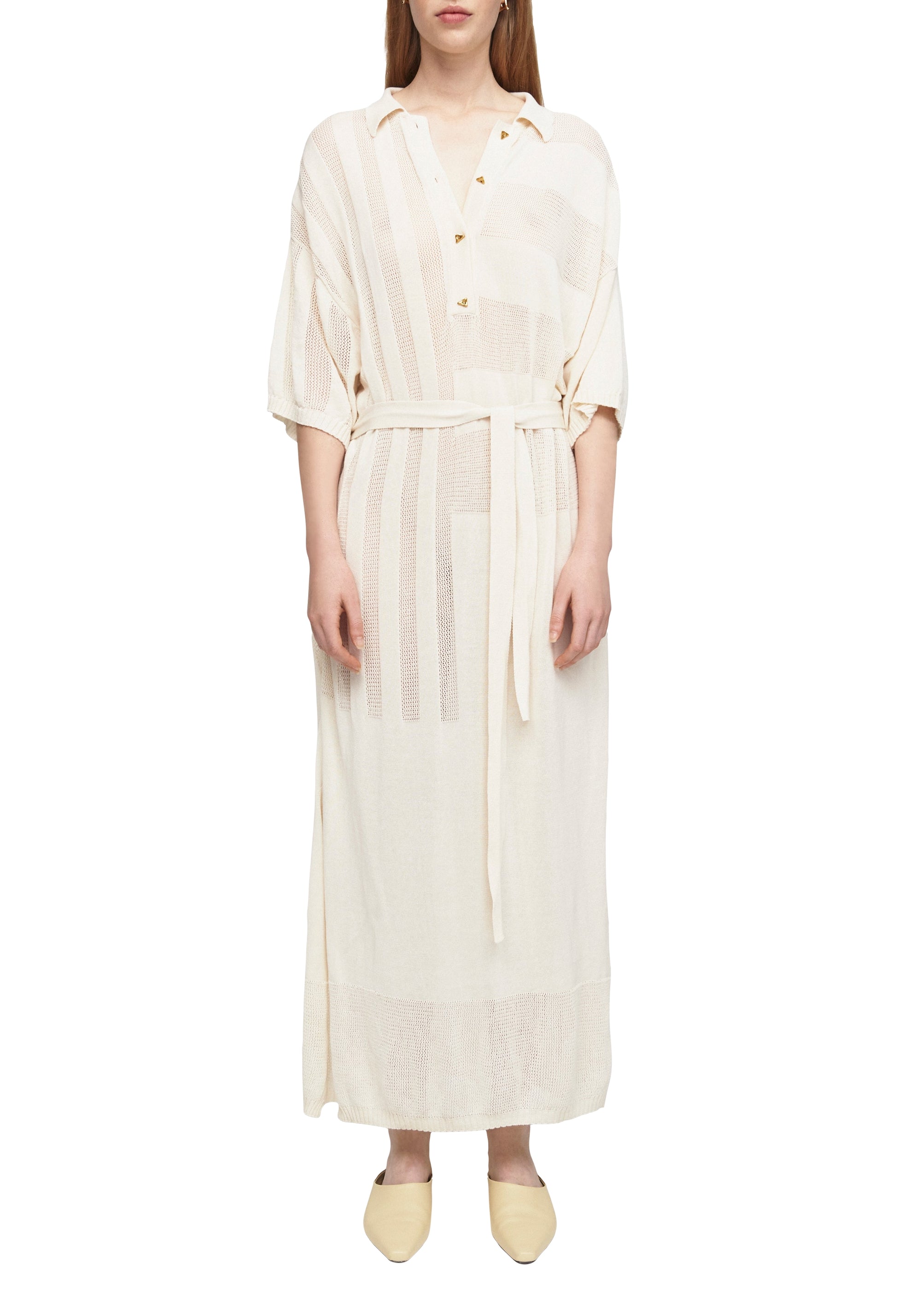 Robe longue Garland - Crème