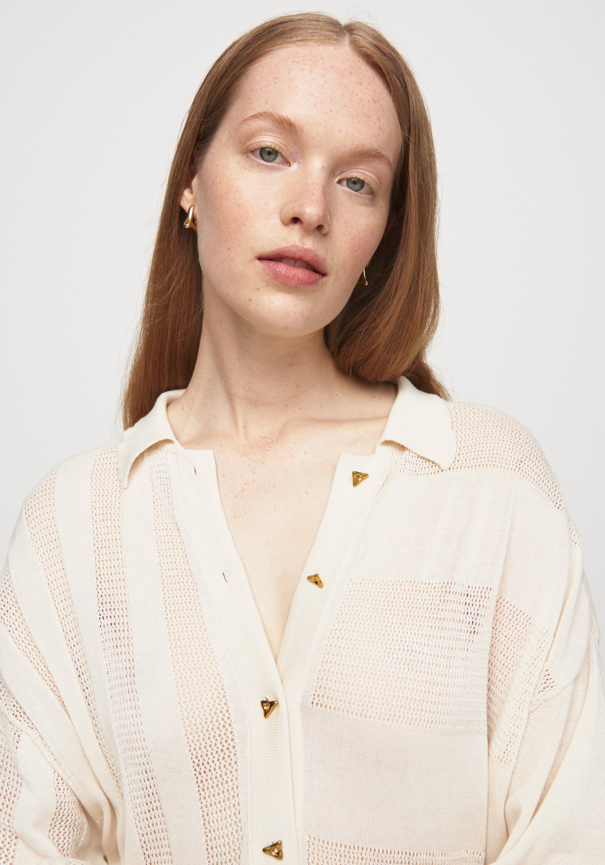 Robe longue Garland - Crème