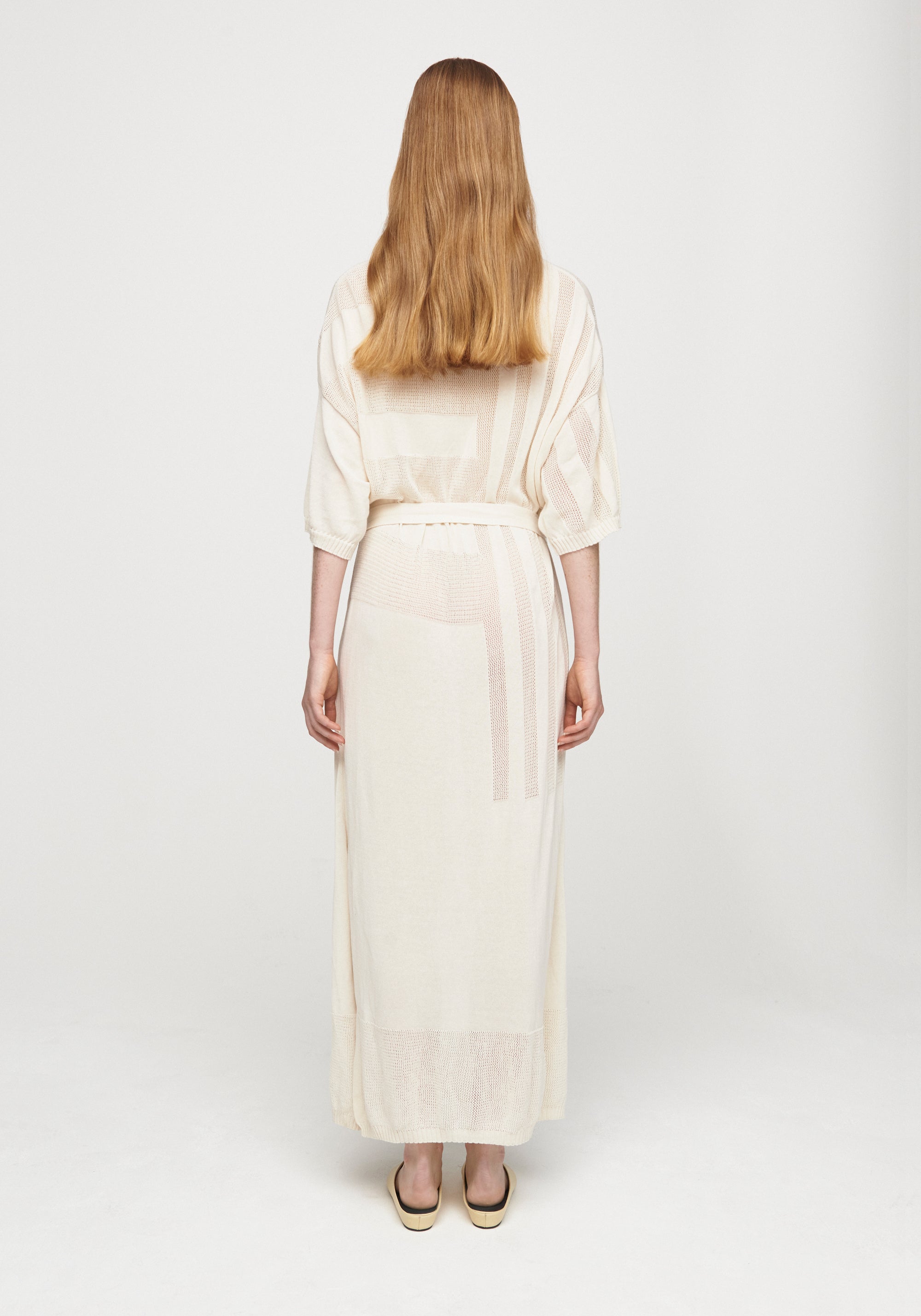 Robe longue Garland - Crème