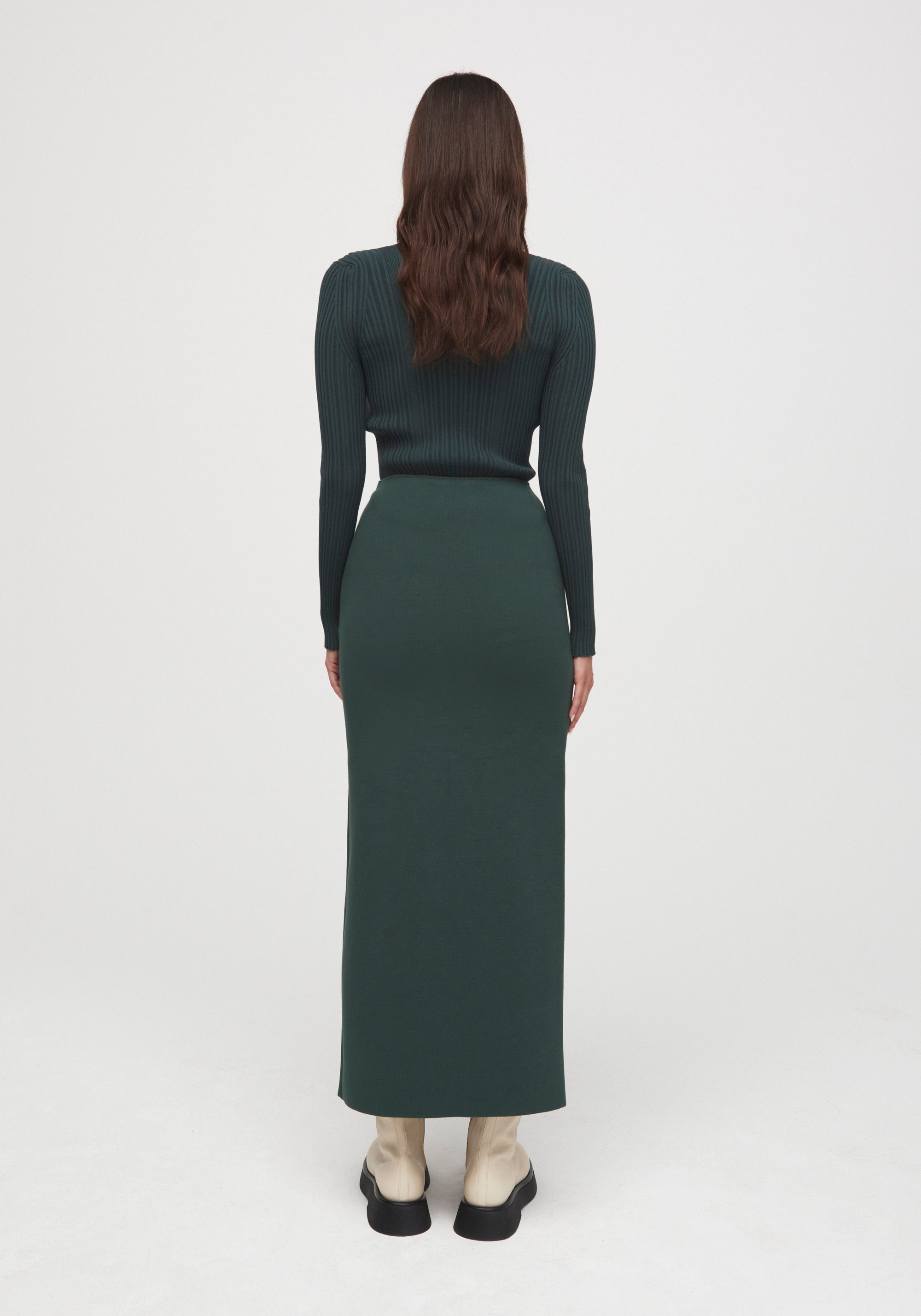 Jupe longue Gayuso - Emerald