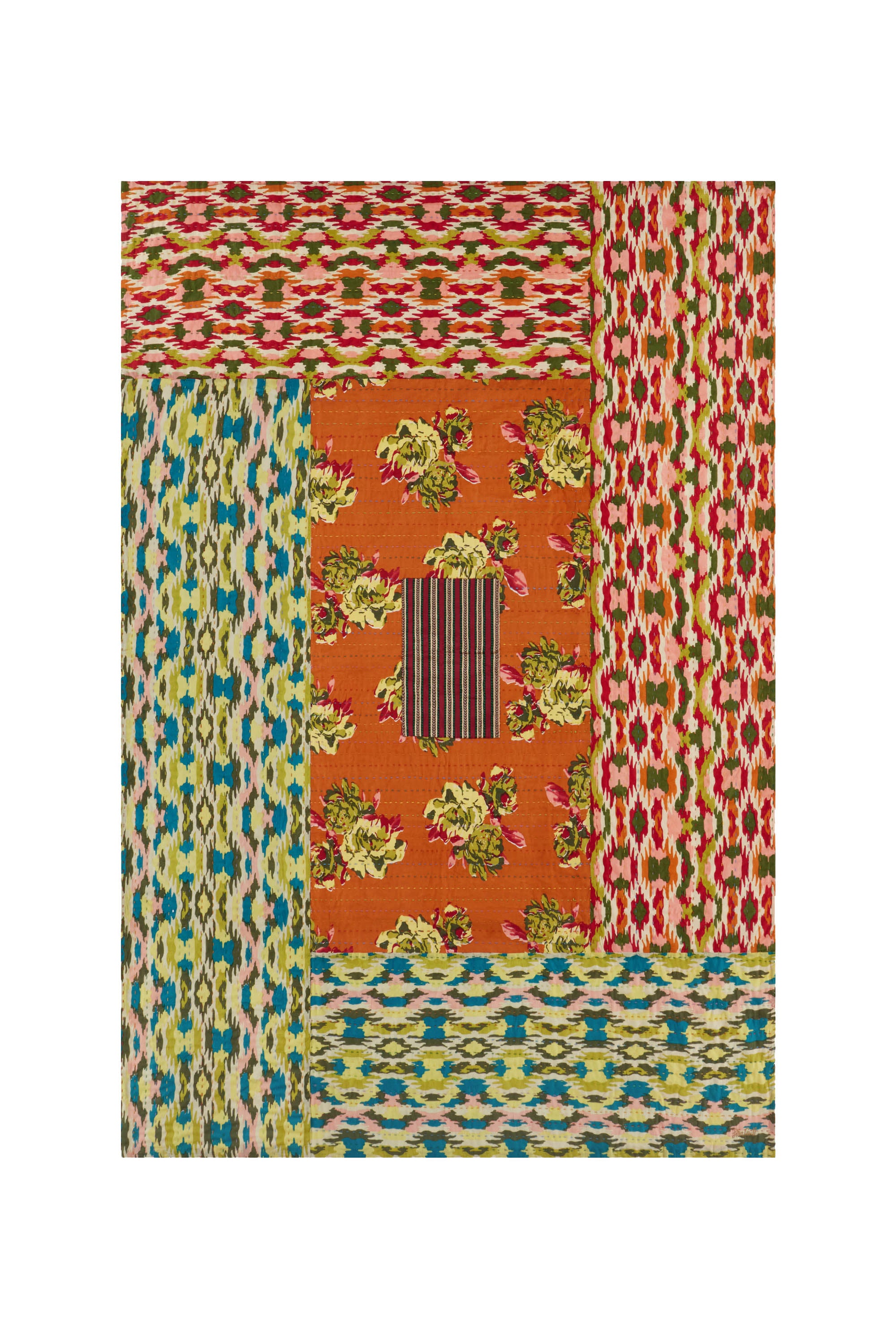 RECO PRIX : 350 // Reversible gudri 130x180 cm Dali' peony rust