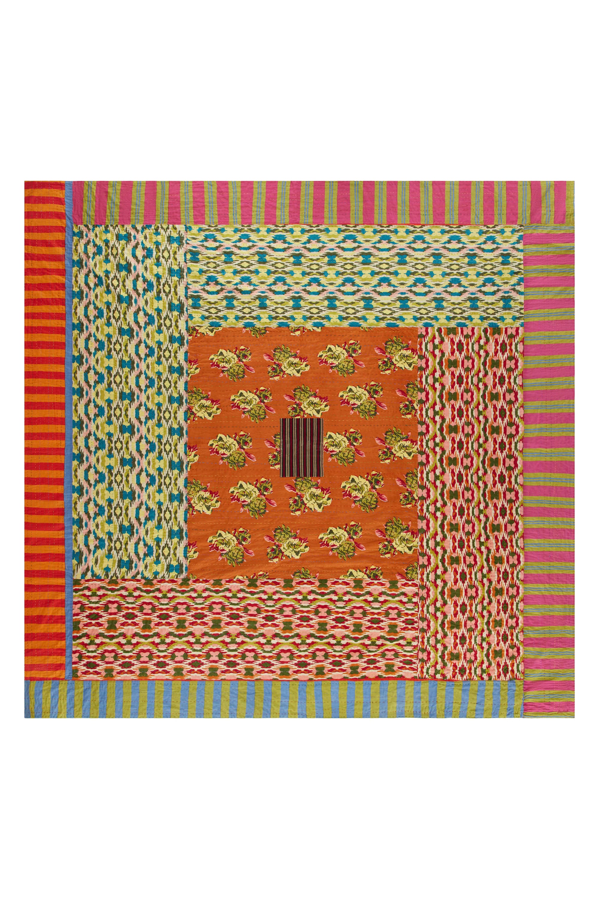 RECO PRIX : 511 // Reversible gudri 250x270 cm Dali' peony rust