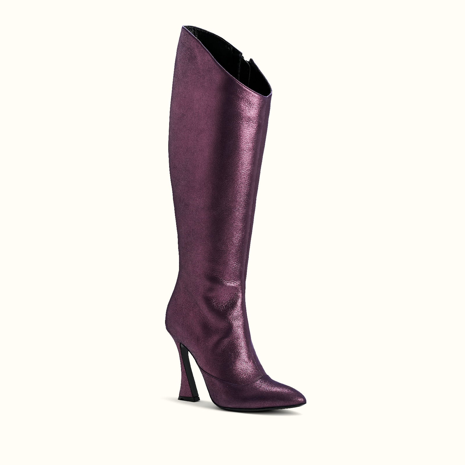 Genesis 100 leather boots - Aubergine