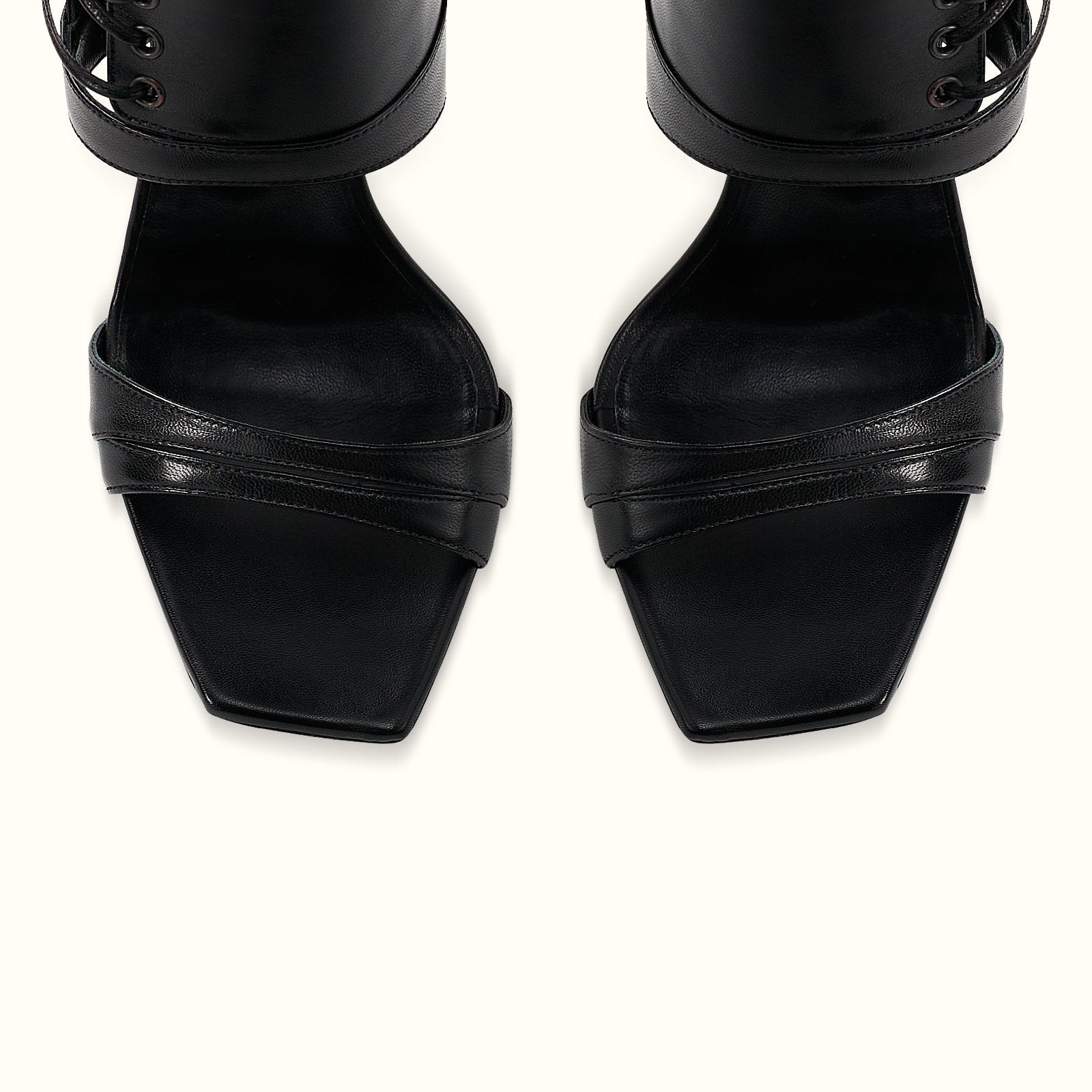 Genesis 100 sandals in leather - Black