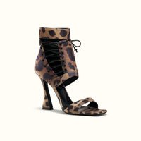 Genesis 100 leather sandals - Leopard print