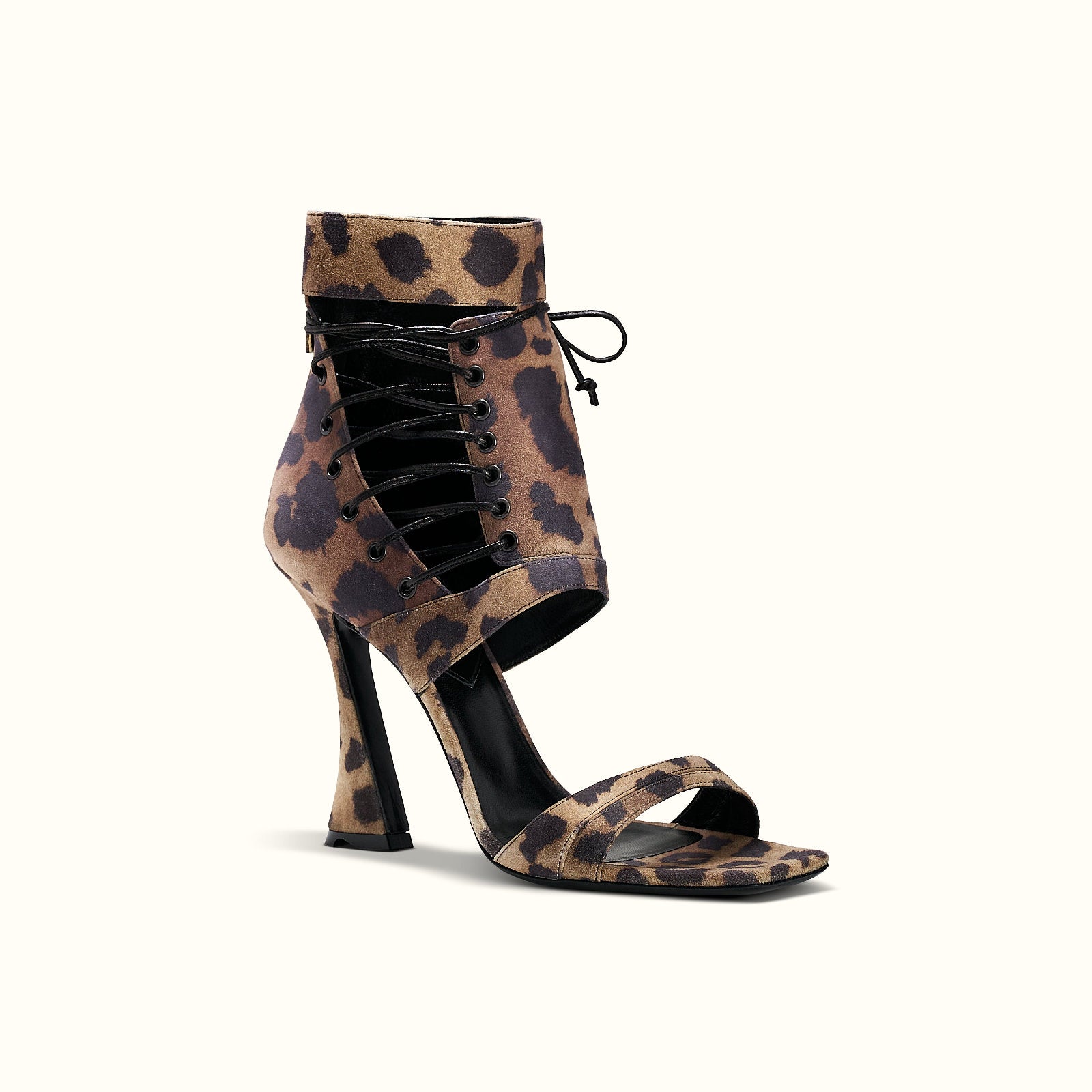 Genesis 100 leather sandals - Leopard print