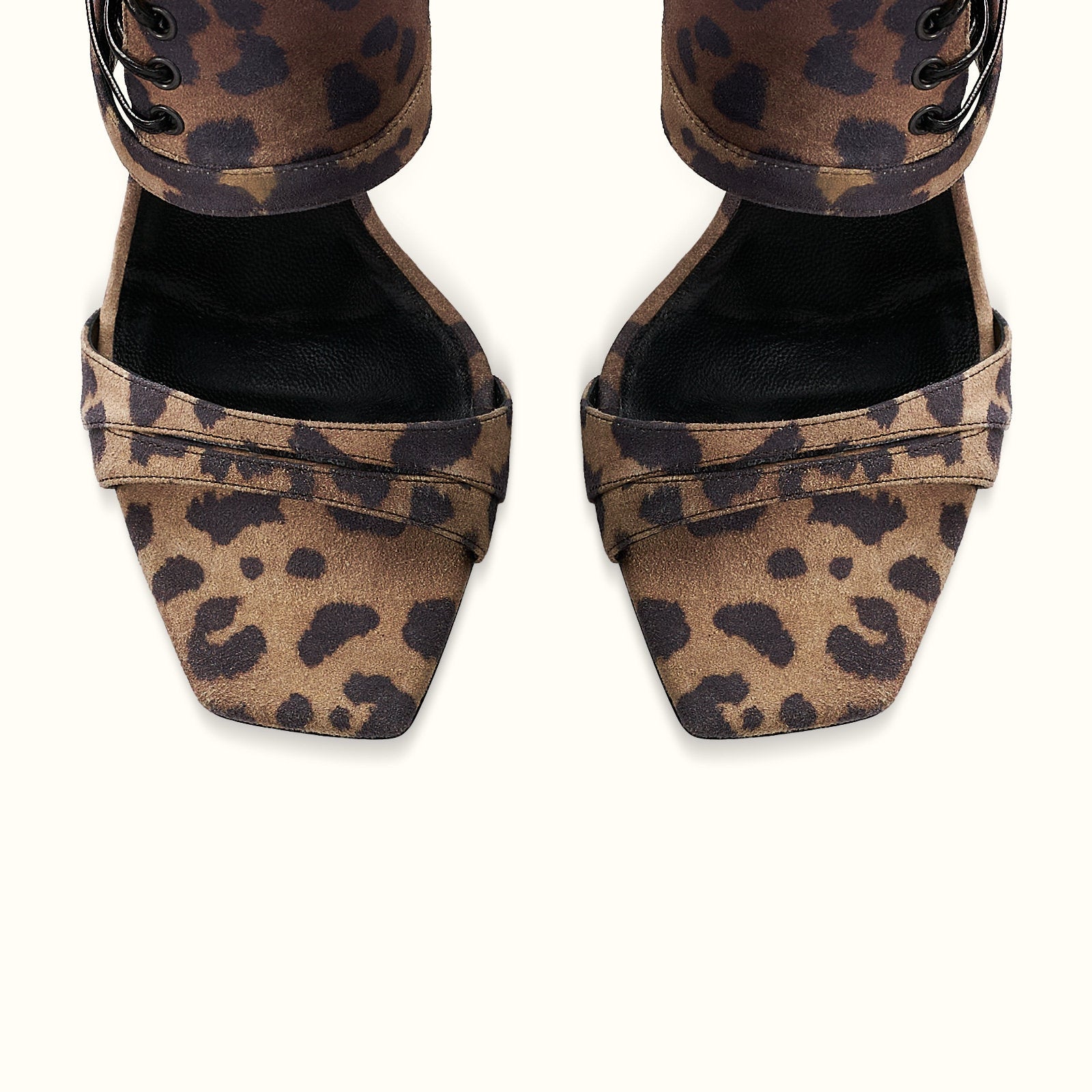 Genesis 100 leather sandals - Leopard print