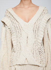 Pull Geneva rustique - Cream