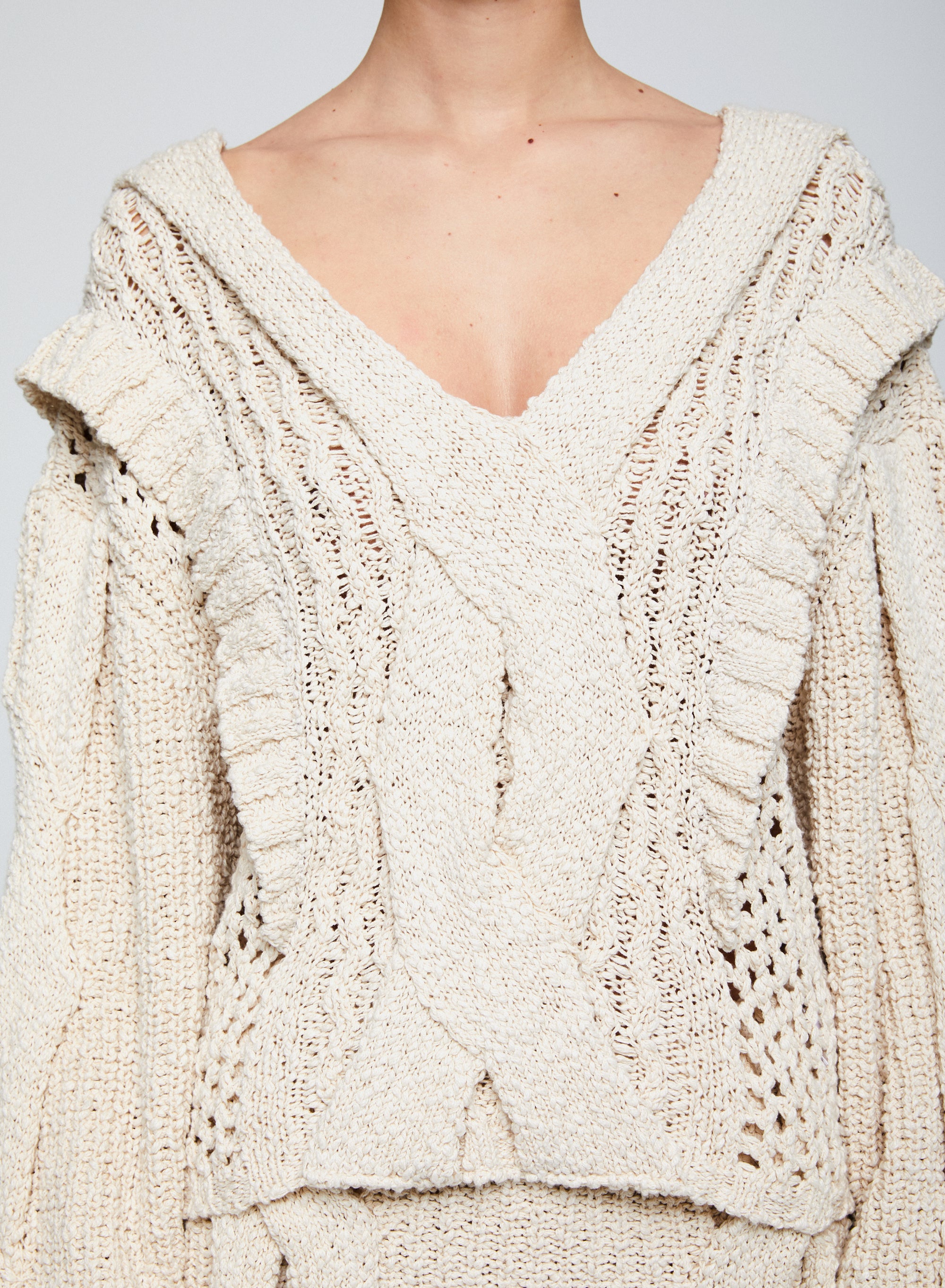 Pull Geneva rustique - Cream