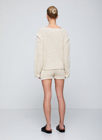 Pull Geneva rustique - Cream