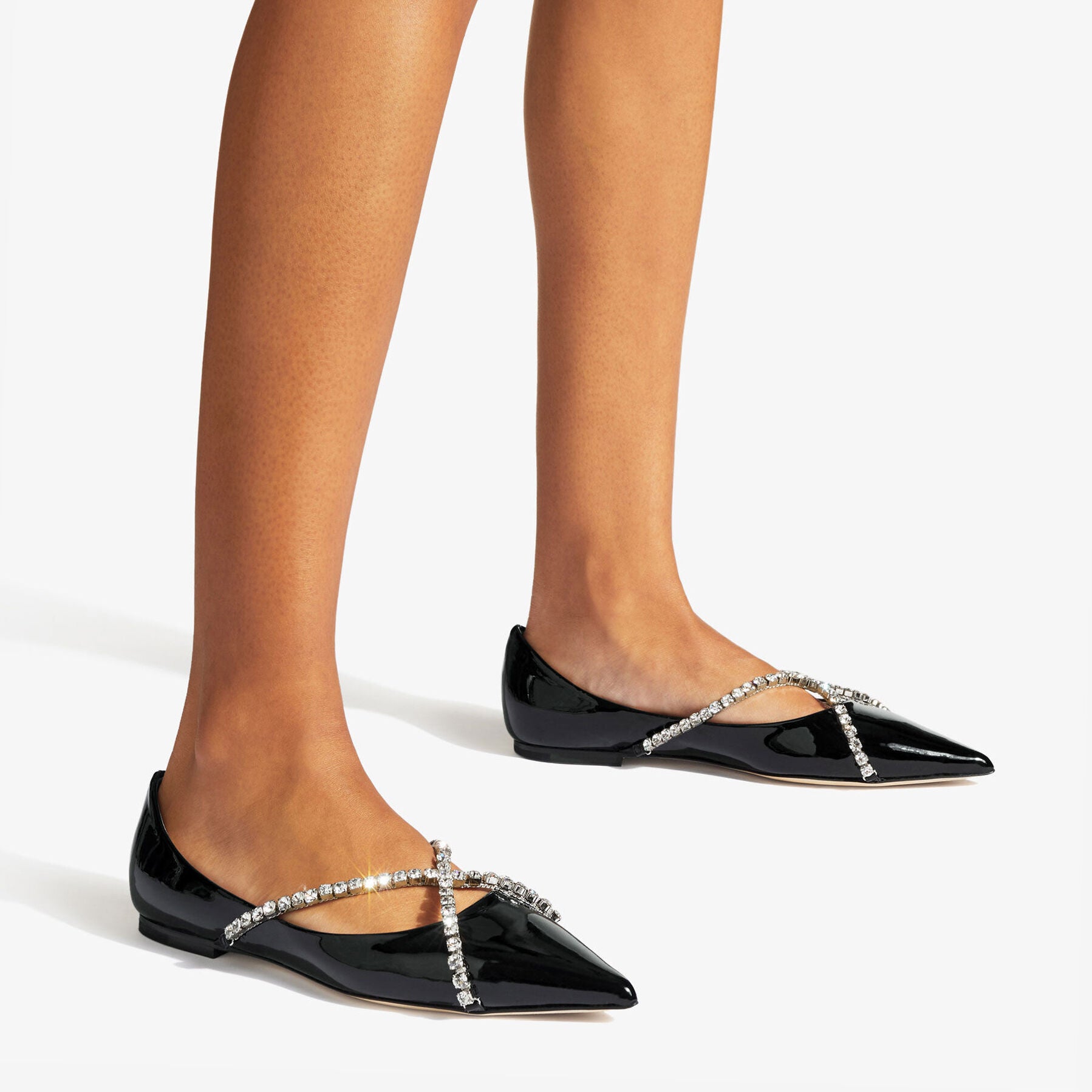 ZNO STOCK 0 / Reco 150 BLACK/CRYSTAL Flat GENEVI FLAT