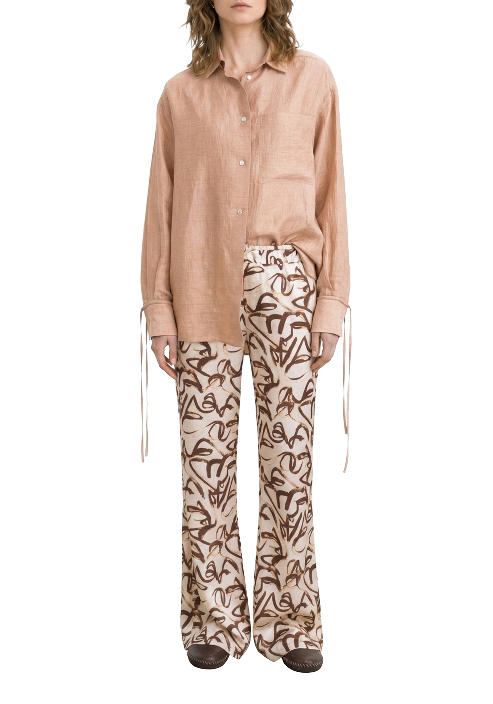 Pantalon Geode en soie mélangée - Sienna