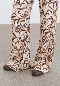 Pantalon Geode en soie mélangée - Sienna