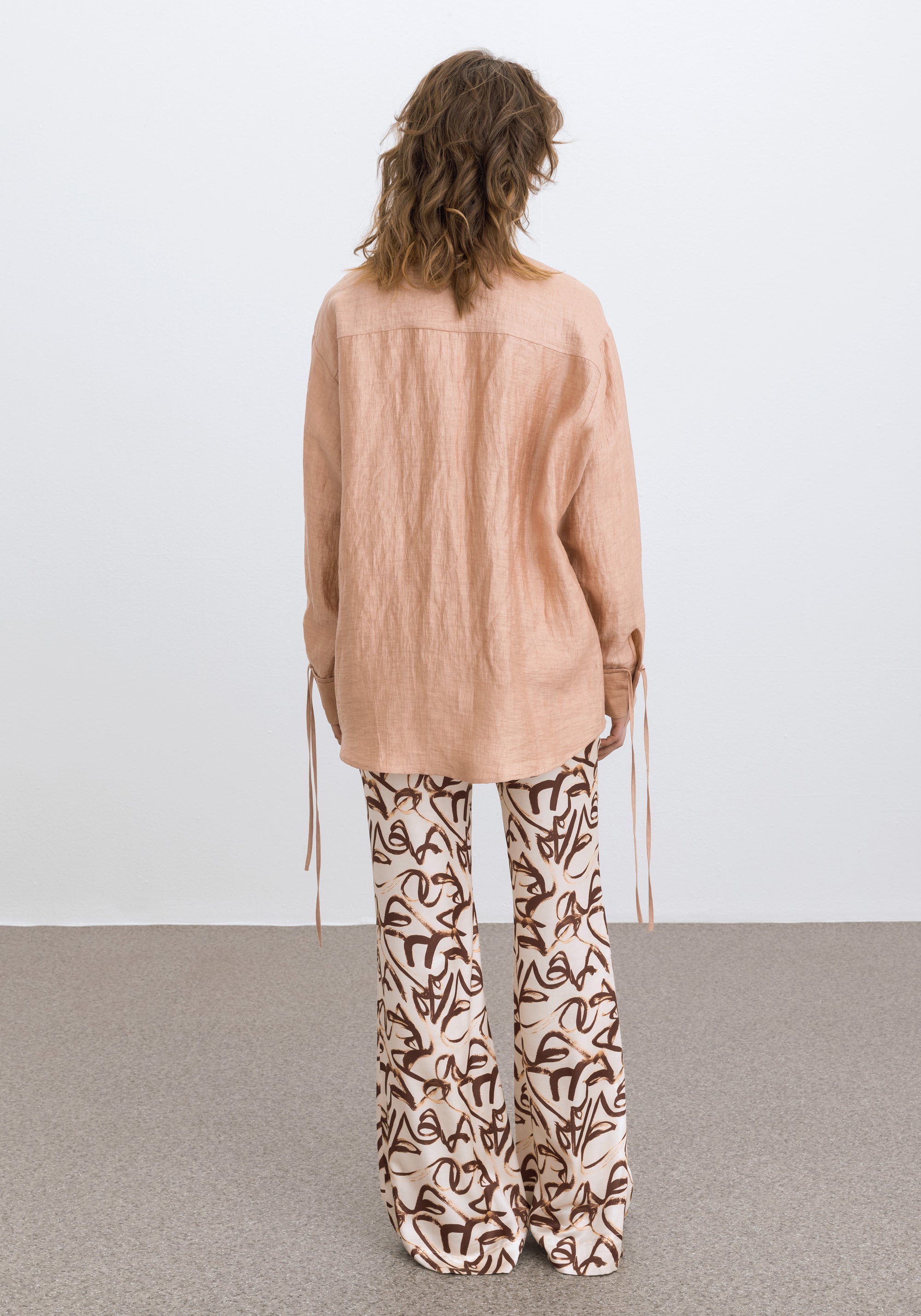 Pantalon Geode en soie mélangée - Sienna