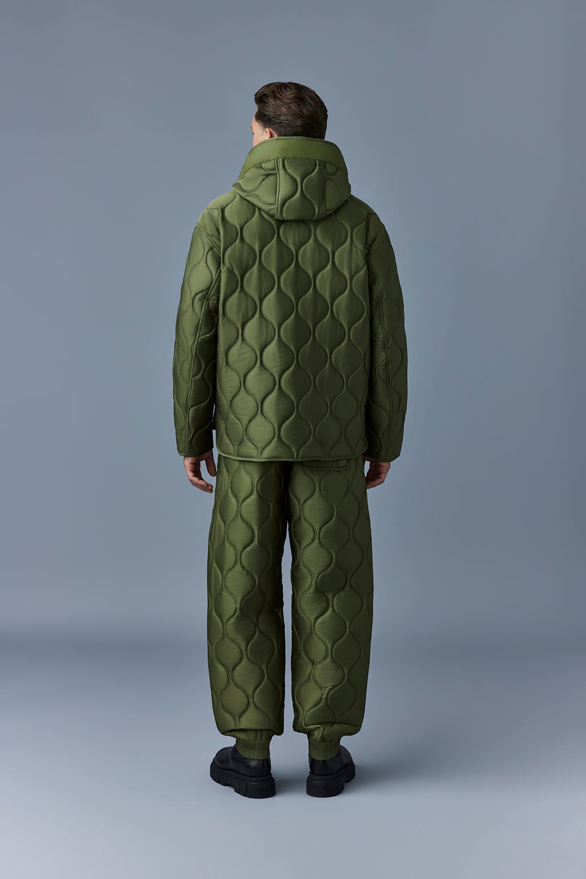 Veste Gerry à capuche matelassée - Light Military