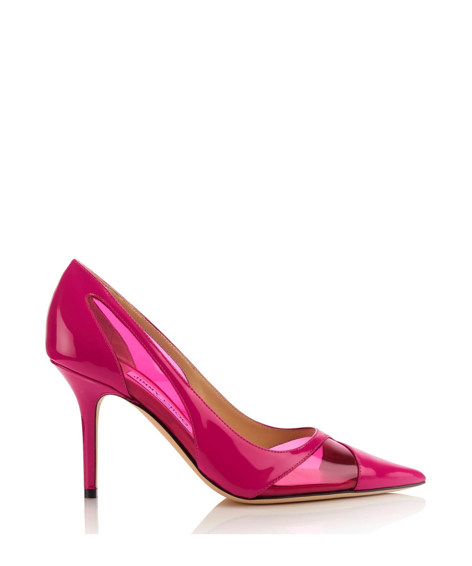 Escarpins Gertie 100 en cuir - Magenta & Magenta