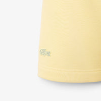 Short à plis en molleton - Jaune