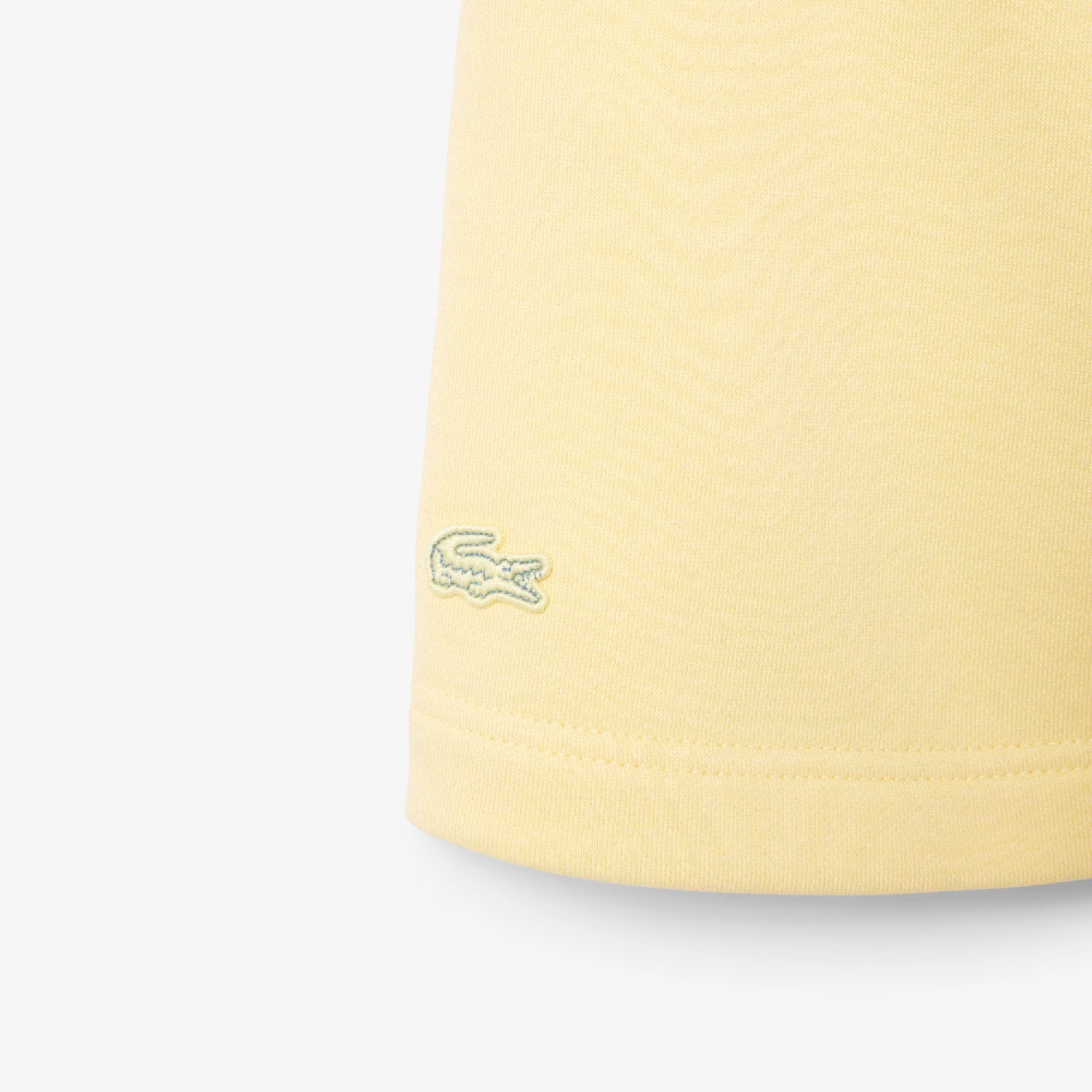 Short à plis en molleton - Jaune