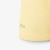 Short à plis en molleton - Jaune