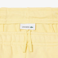 Short à plis en molleton - Jaune