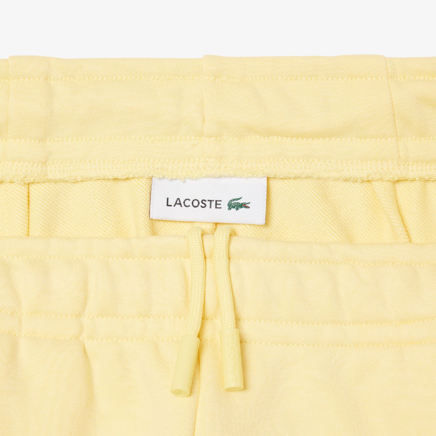 Short à plis en molleton - Jaune