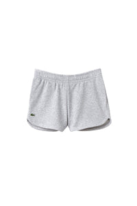 Short avec logo et taille élastique - Argent Chiné