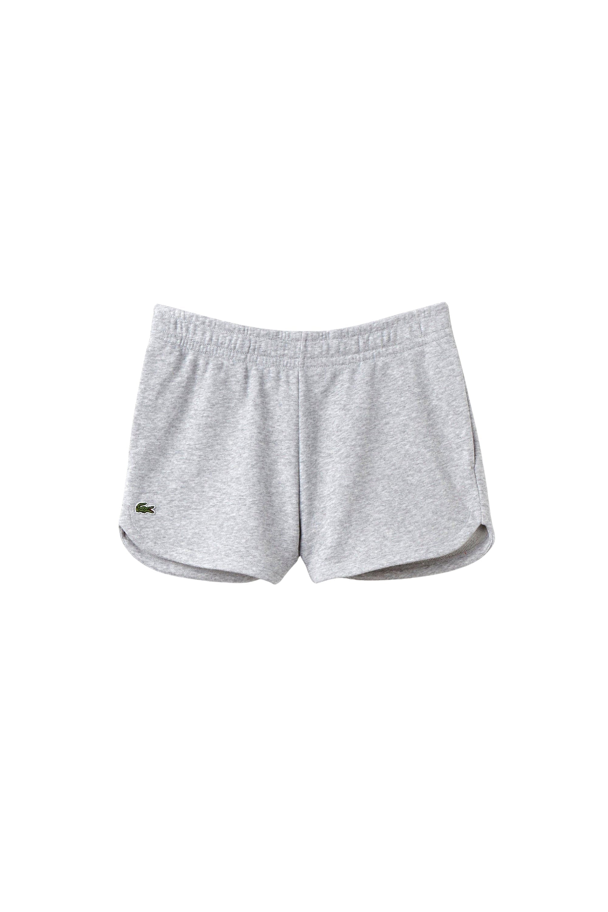 Short avec logo et taille élastique - Argent Chiné