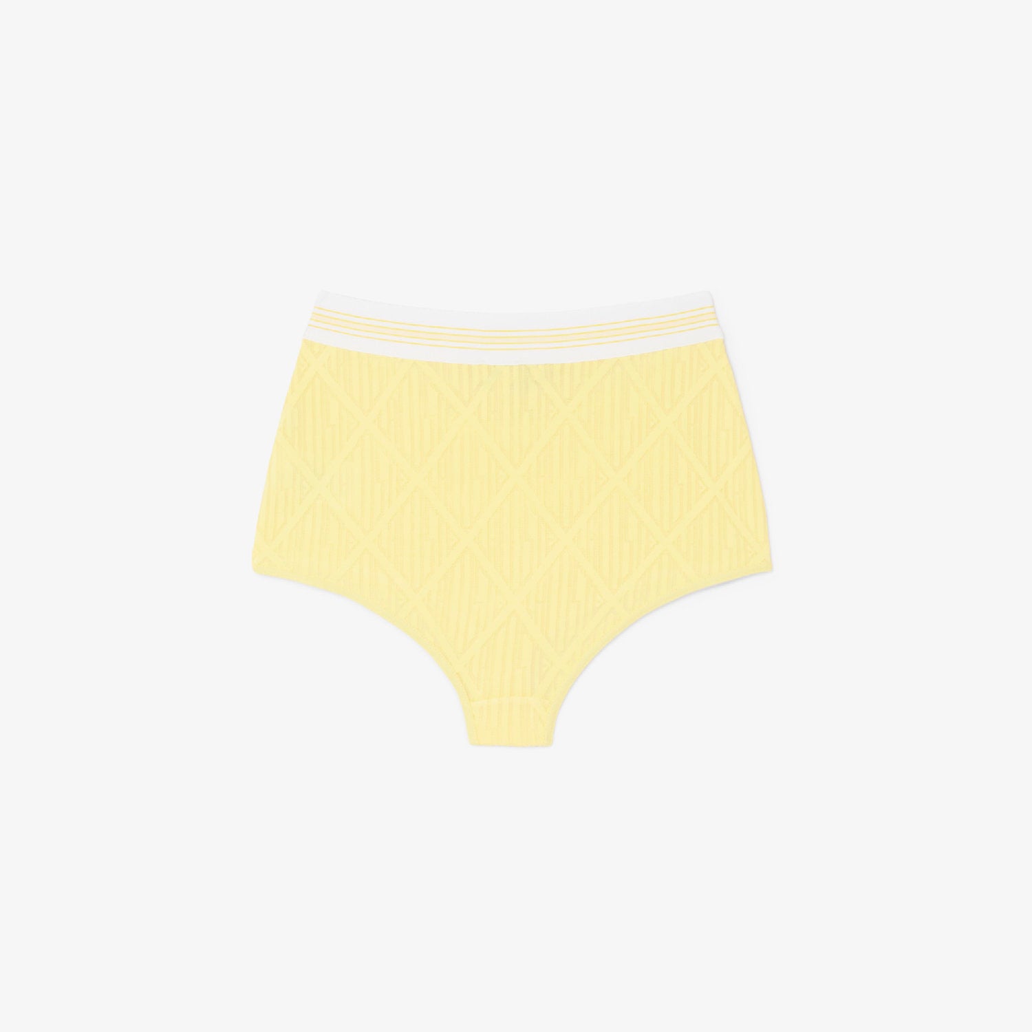 Culotte en jacquard monogramme - Jaune