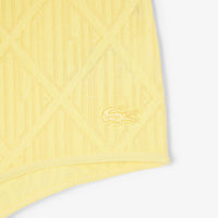 Culotte en jacquard monogramme - Jaune