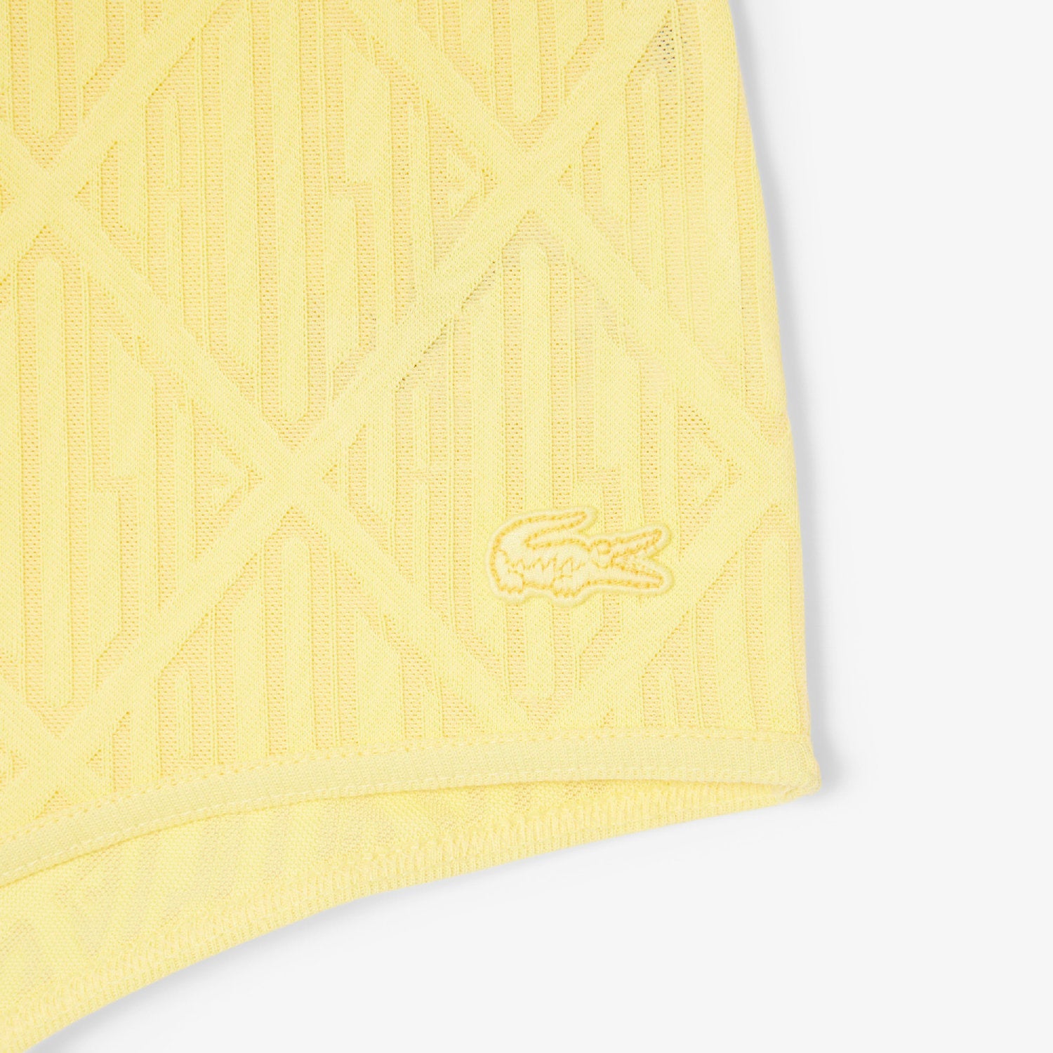 Culotte en jacquard monogramme - Jaune