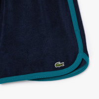 Short à liseré en velours - Marine