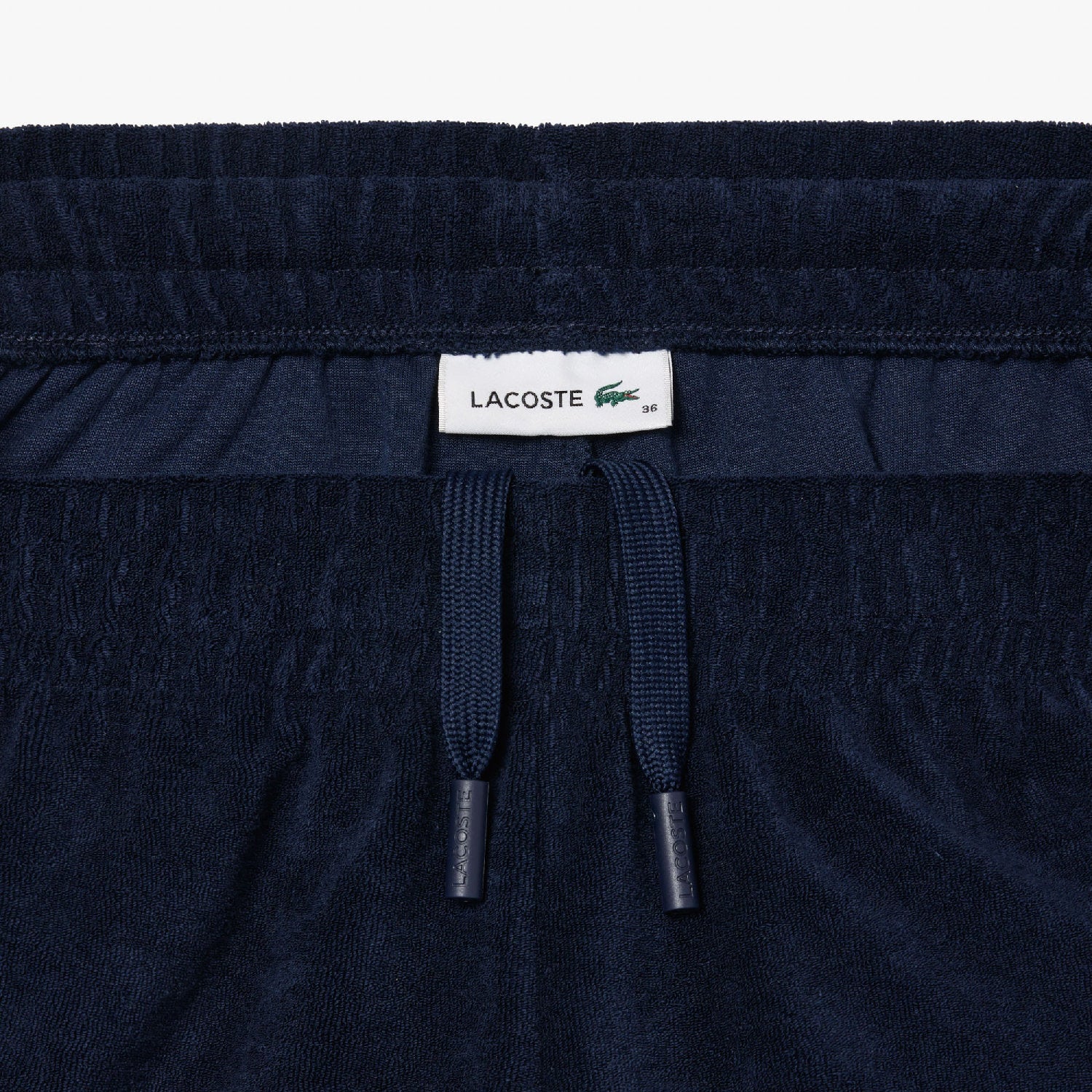Short à liseré en velours - Marine